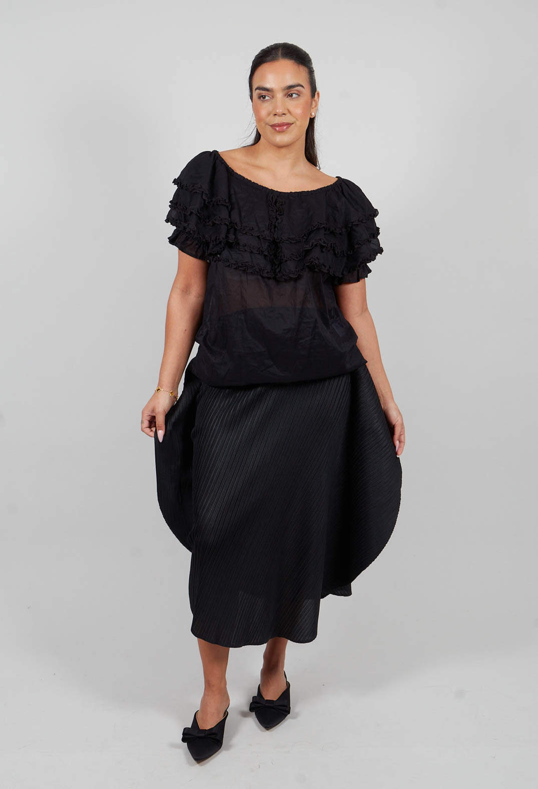 Circle Skirt in Nero