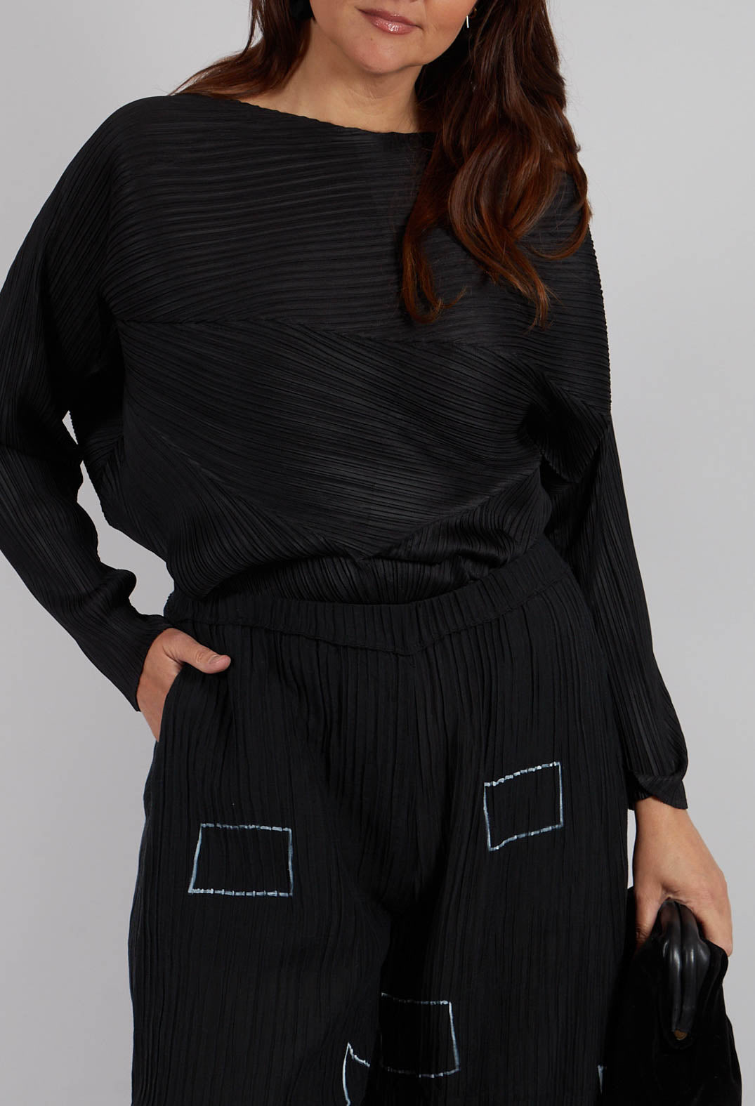 Batwing Top in Nero