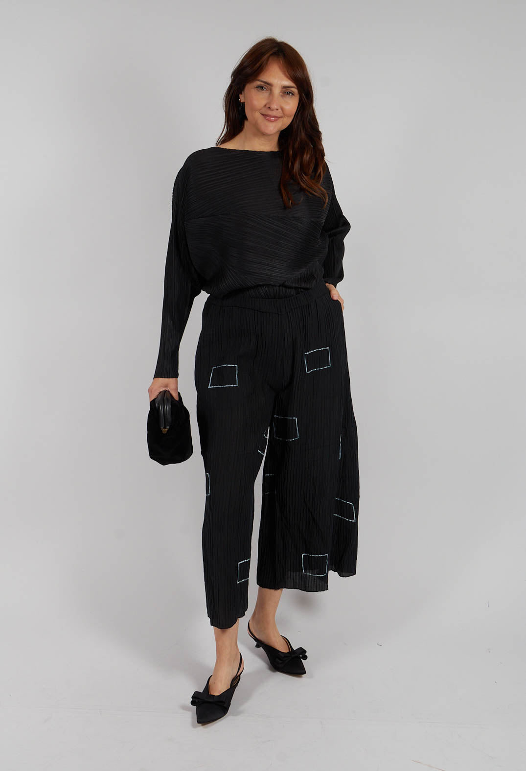 Batwing Top in Nero