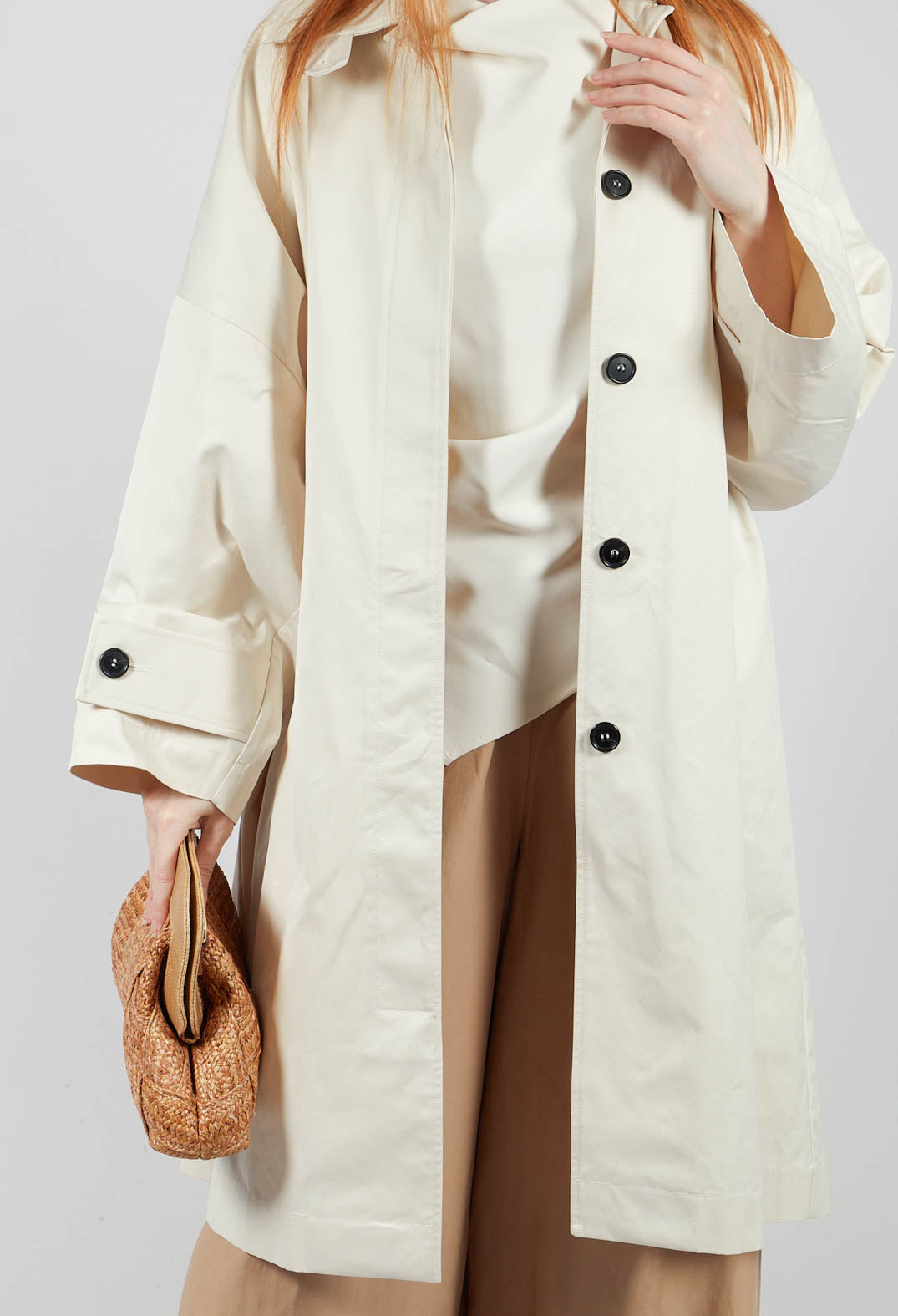 Trench Coat in Vanilla