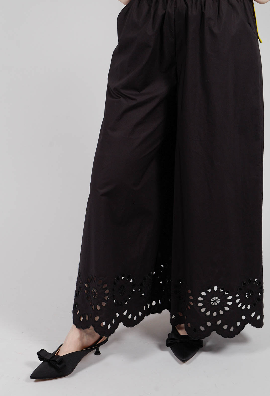 Wide Leg Trouser in Nero