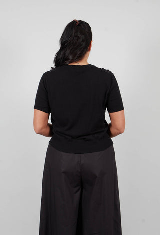 Cropped Jumper in Nero