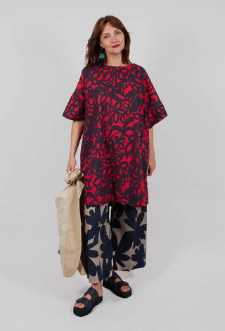 Shift Dress in Gojiberry and Polinig