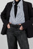 Leather Belt in Noir