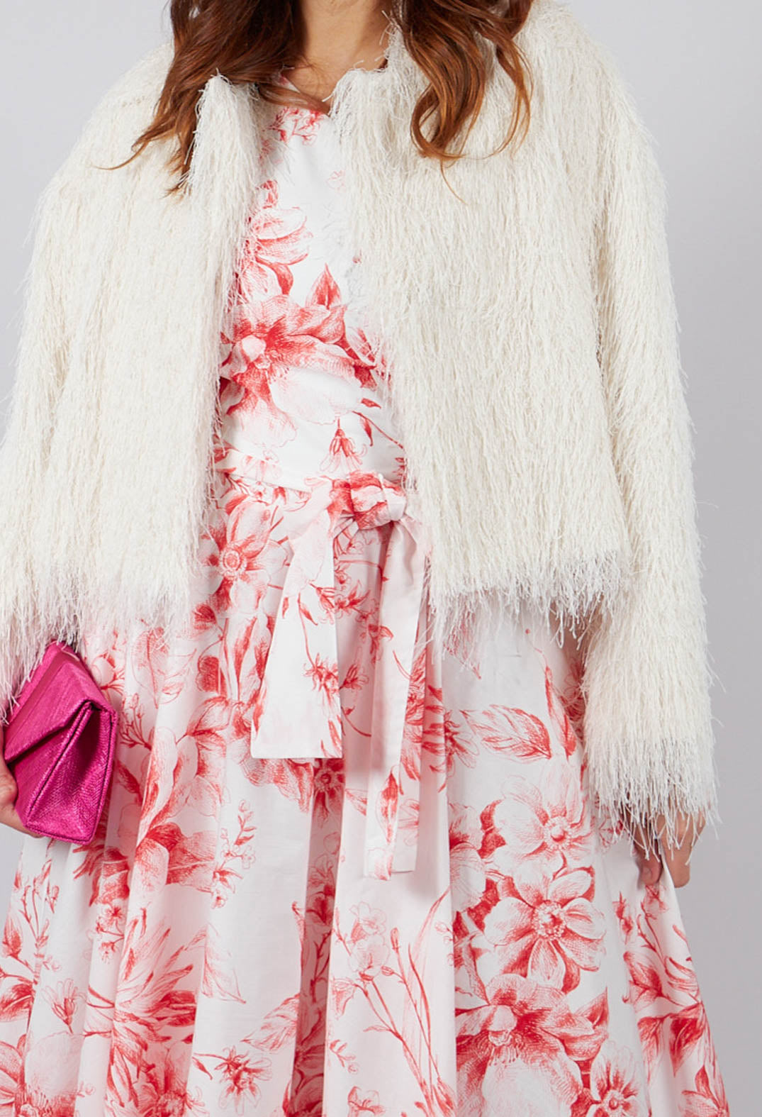 Fringe Jacket in Off White