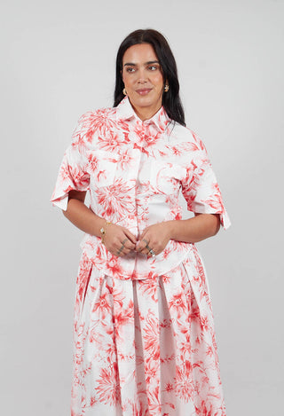 Cedro Blouse in Rosso