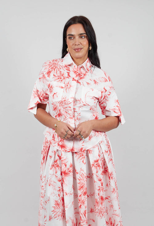 Cedro Blouse in Rosso
