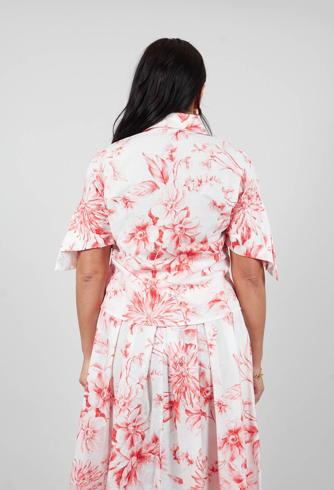 Cedro Blouse in Rosso
