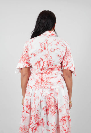 Cedro Blouse in Rosso