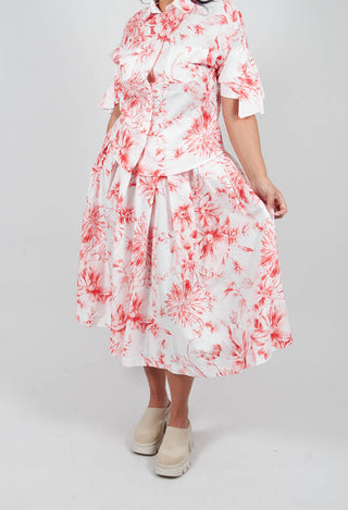 Iris Skirt in Rosso