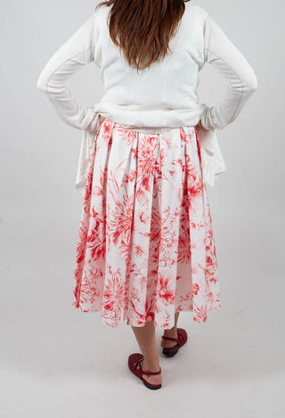 Iris Skirt in Rosso