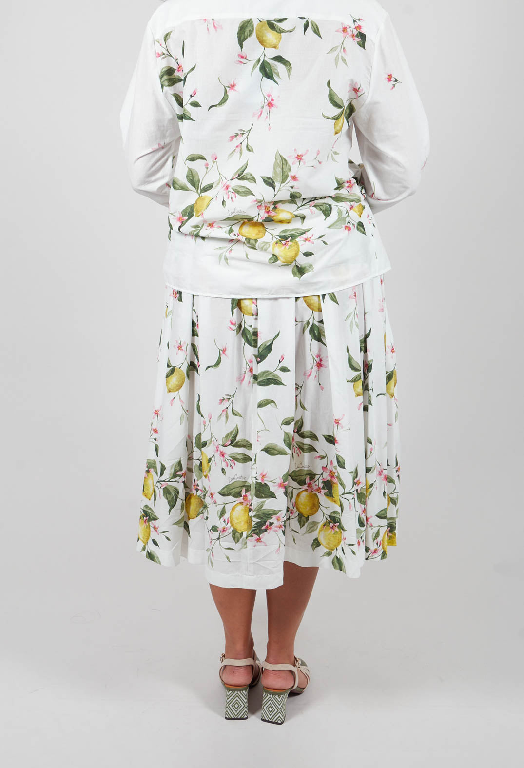 Iris Skirt in Panna Limoni