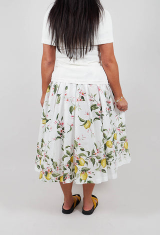 Iris Skirt in Panna Limoni