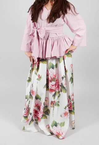 Ciliegio Skirt in Fiori Rosa
