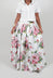 Ciliegio Skirt in Fiori Rosa