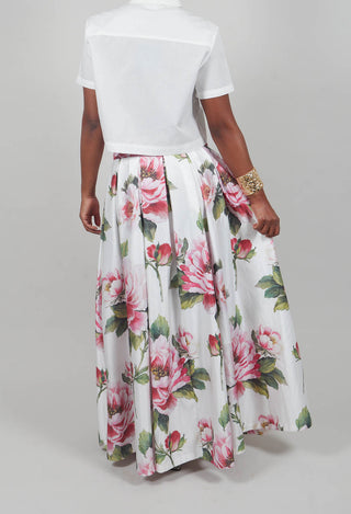 Ciliegio Skirt in Fiori Rosa