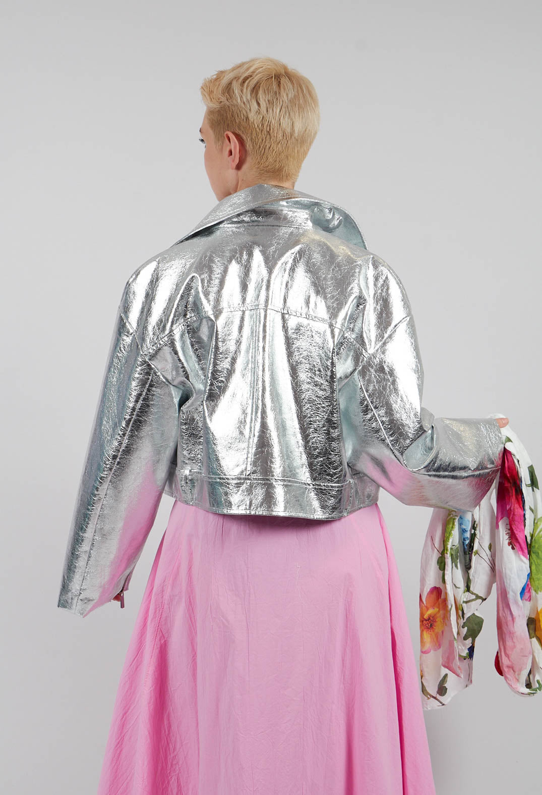 Short Zip Jacket in Chiodo