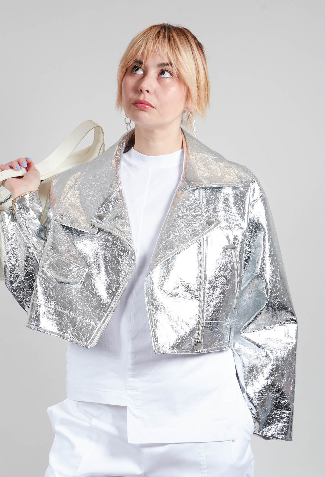 Short Zip Jacket in Chiodo