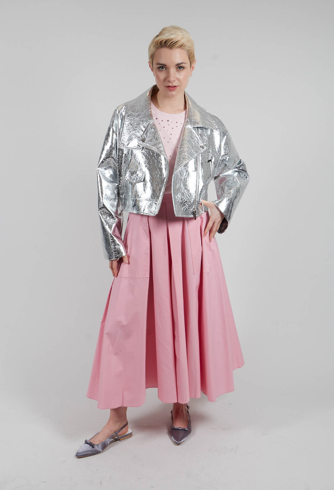 Short Zip Jacket in Chiodo