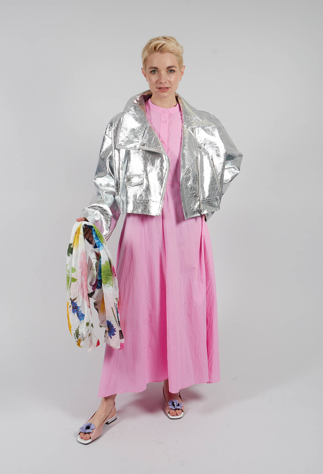 Short Zip Jacket in Chiodo