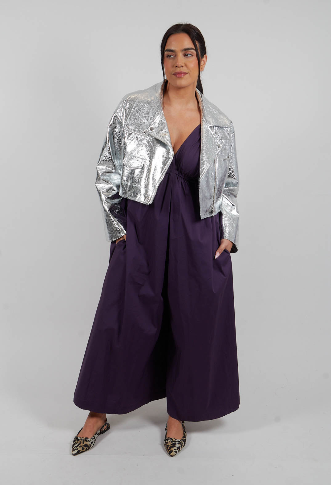 Short Zip Jacket in Chiodo