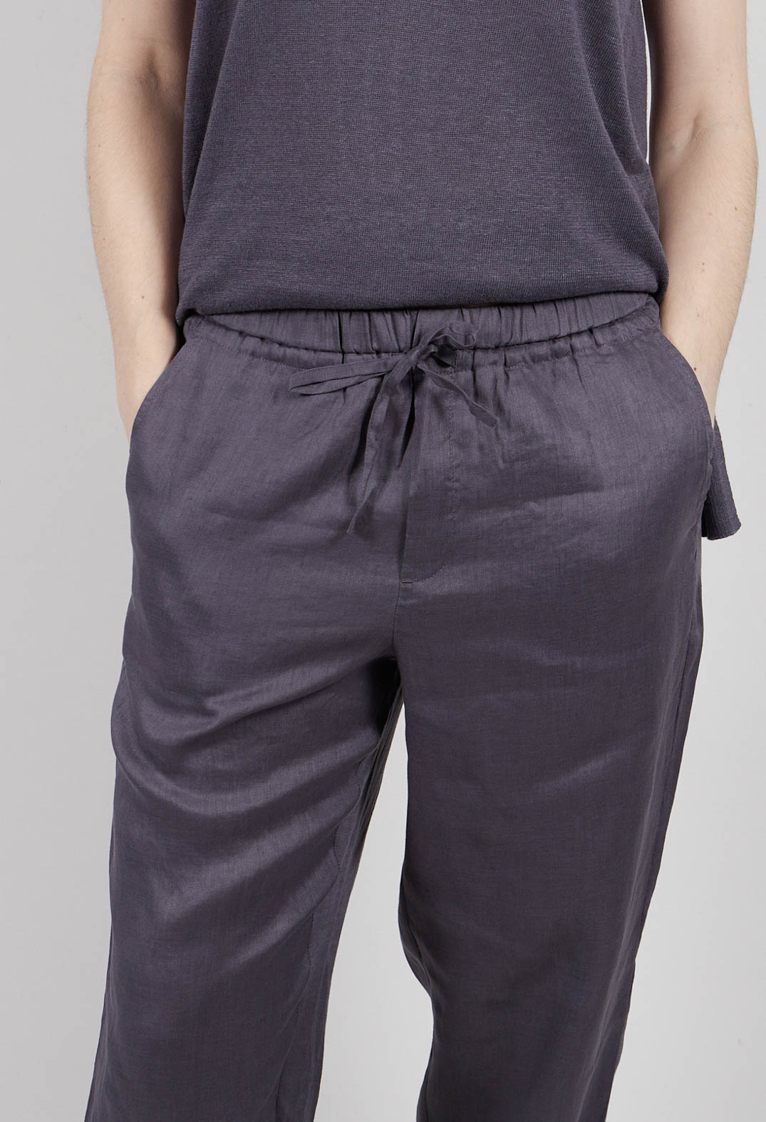 Indialf Trousers in Storm Grey