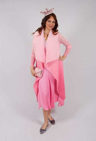 Collare Coat in Primrose Pink