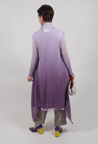 Collare Coat in Foggy Lavender