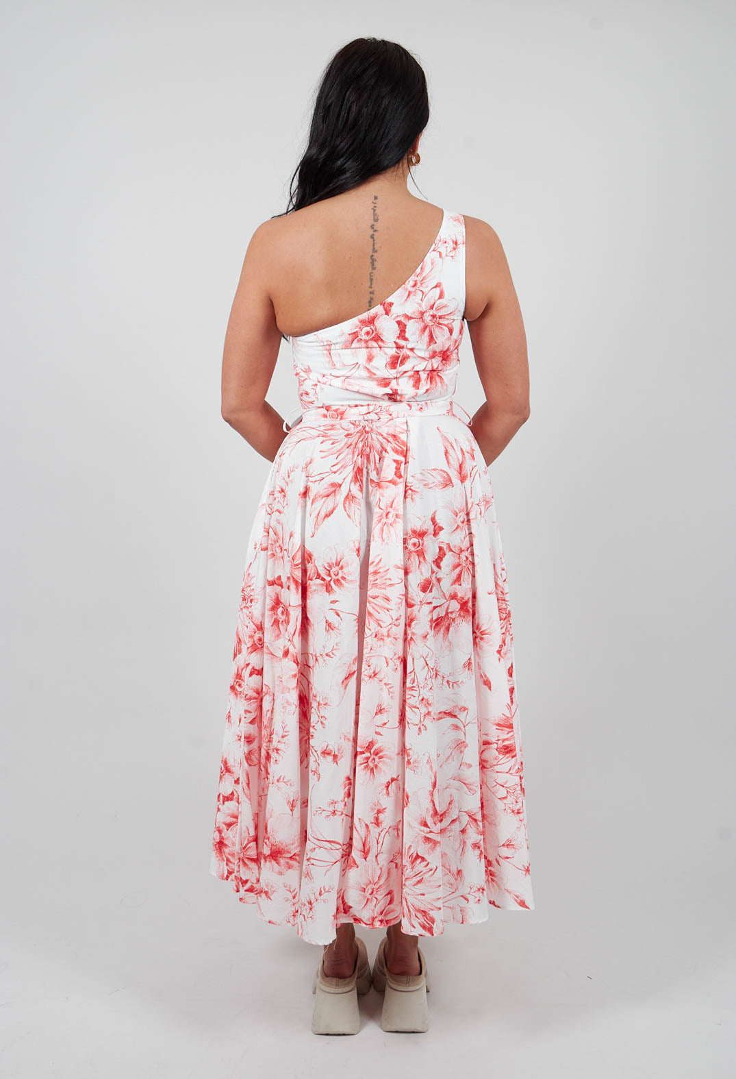 Curry Dress in Rosso