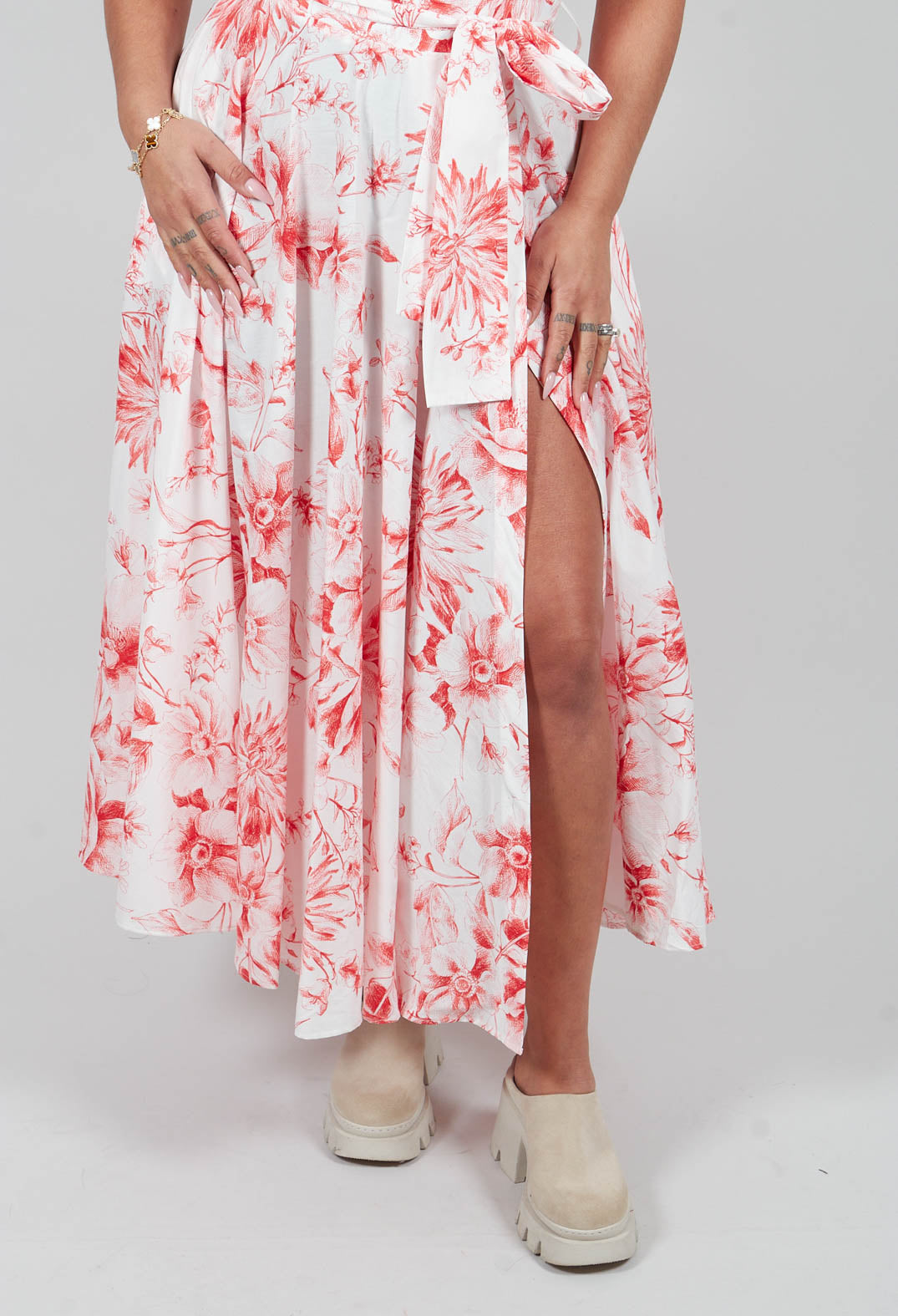 Curry Dress in Rosso
