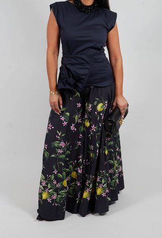 Debby Trousers in Nero Limoni