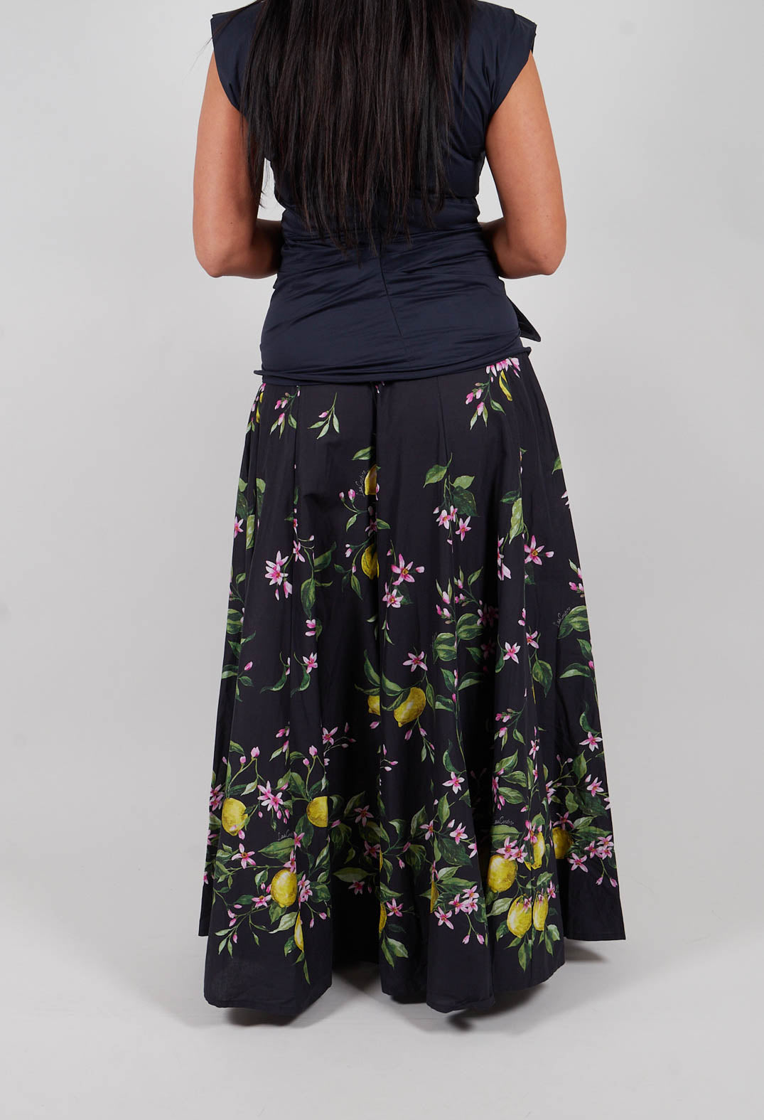 Debby Trousers in Nero Limoni