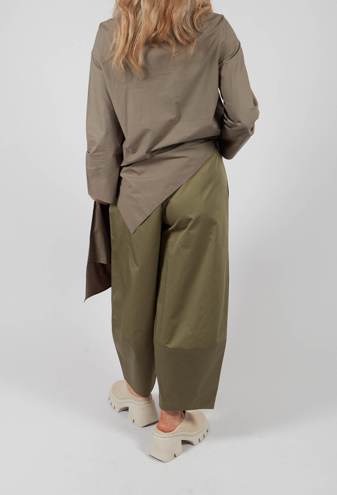 Balloon Pants in Dark Khaki