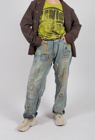 Porter Denims in Washed Indigo