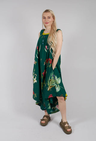 Patterned Jumpsuit in Jandin Vert