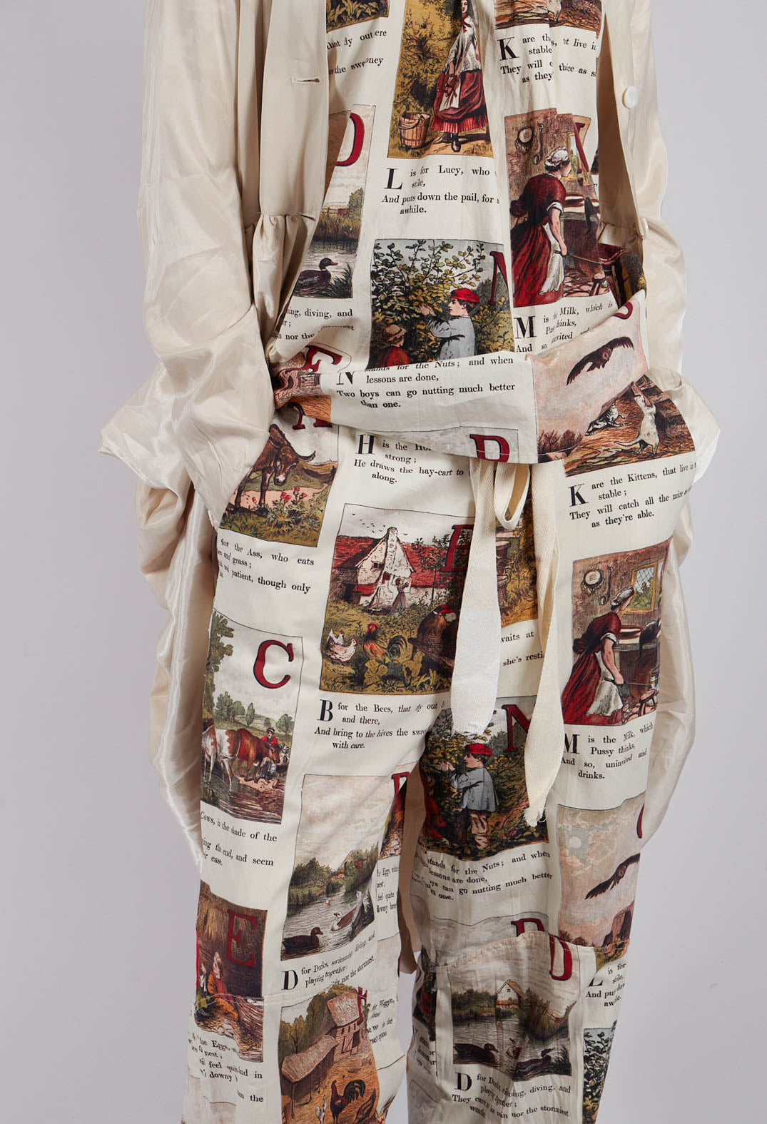 Patterned Wide Leg Trouser in L'Alphabeth