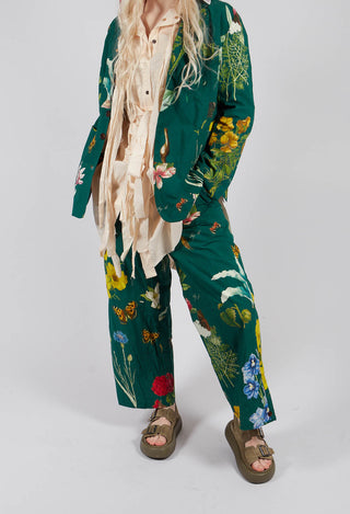 Patterned Wide Leg Trouser in L'Alphabeth