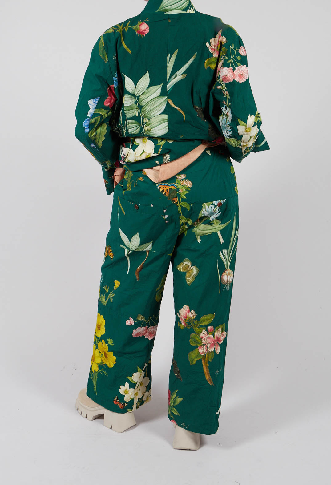 Patterned Wide Leg Trouser in L'Alphabeth