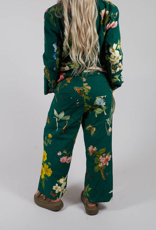 Patterned Wide Leg Trouser in L'Alphabeth