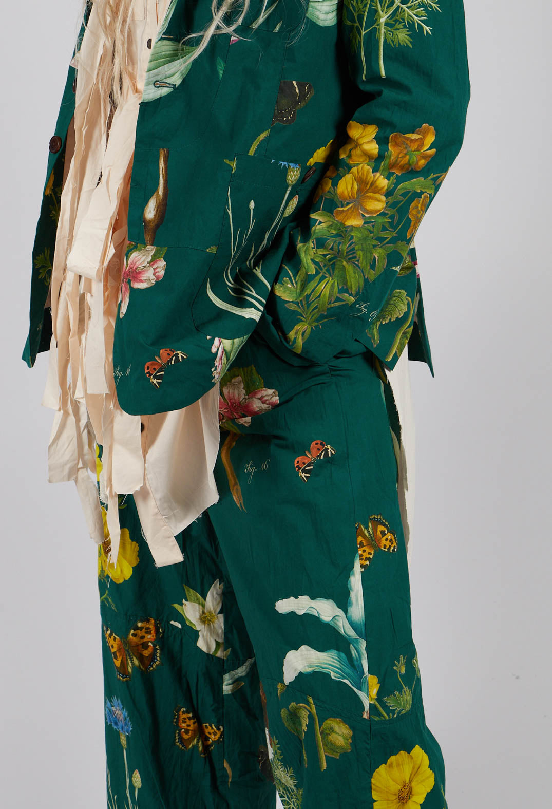 Patterned Wide Leg Trouser in L'Alphabeth