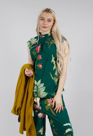 Patterned Sleeveless Top in L'Alphabeth