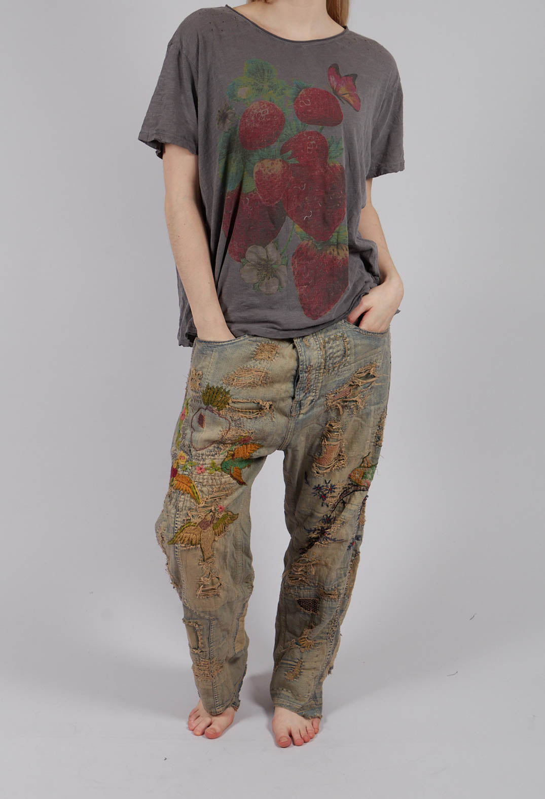 Belle Le Vie Miner Denims in Faded Indigo
