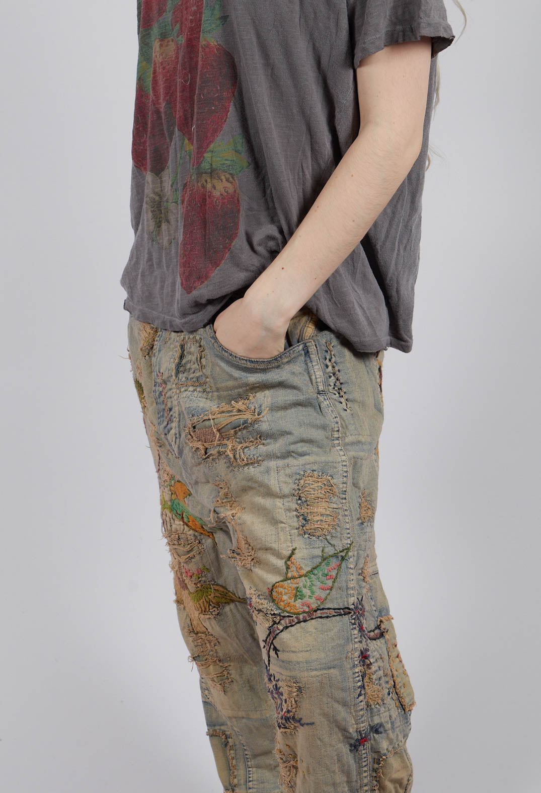 Belle Le Vie Miner Denims in Faded Indigo