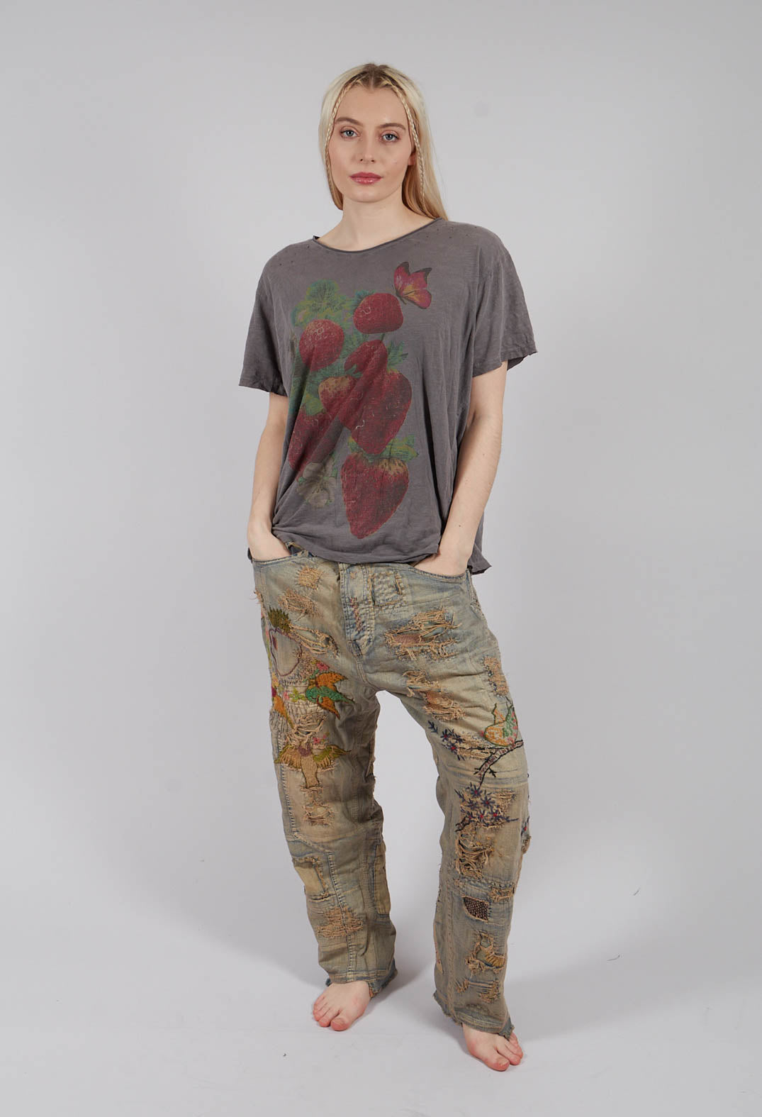 Belle Le Vie Miner Denims in Faded Indigo