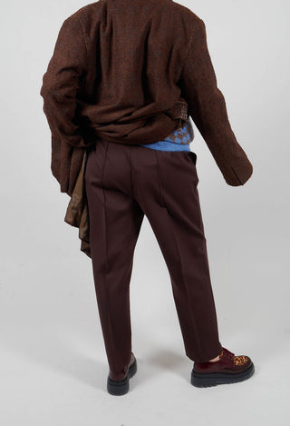 Tapered Jersey Trousers in Java