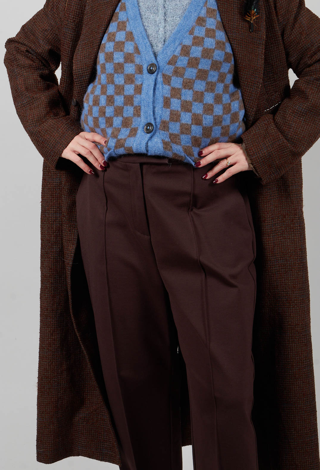 Tapered Jersey Trousers in Java
