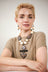 Heart Necklace in Animal Print
