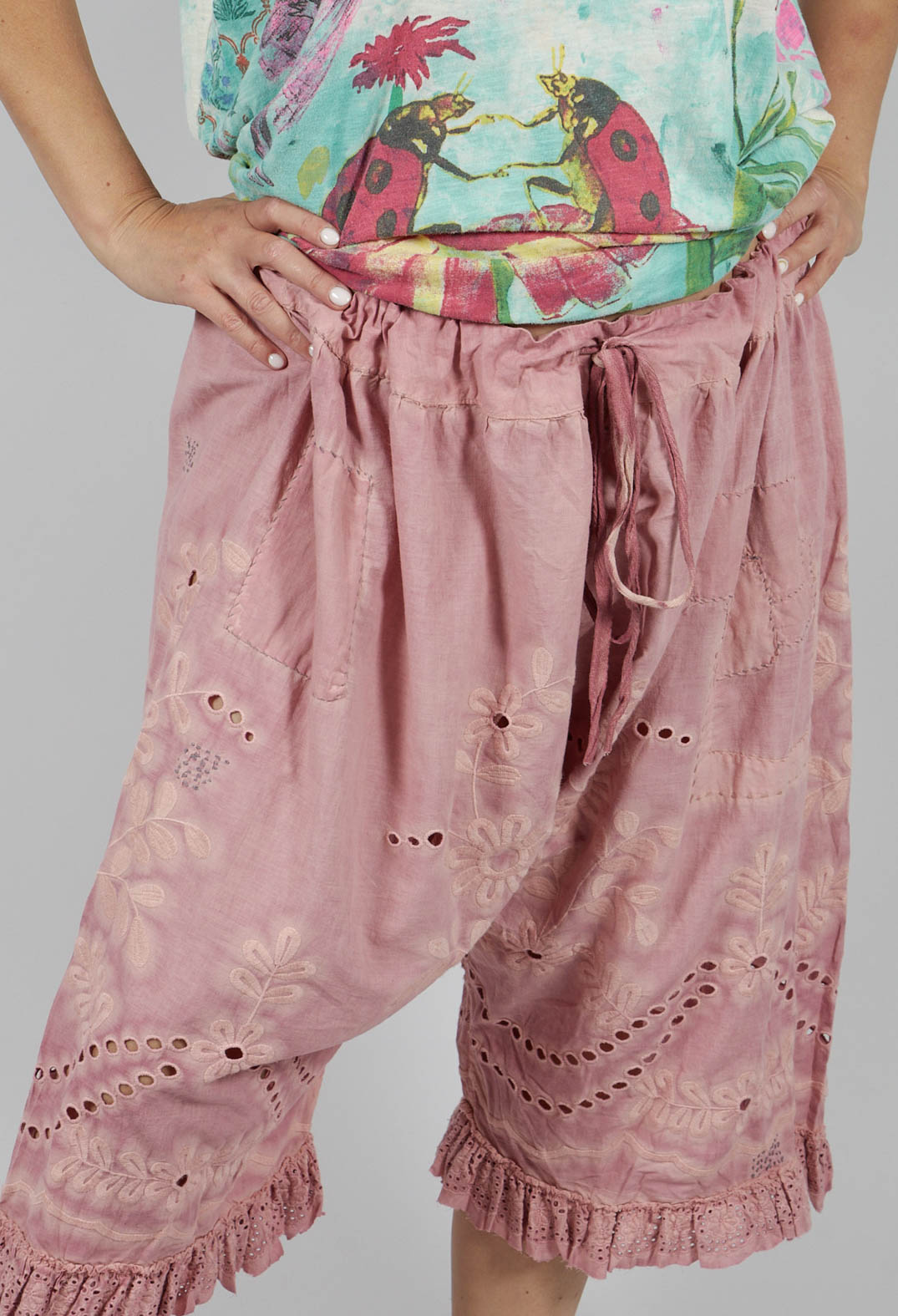 Chrysi Bloomers in Faded Beet
