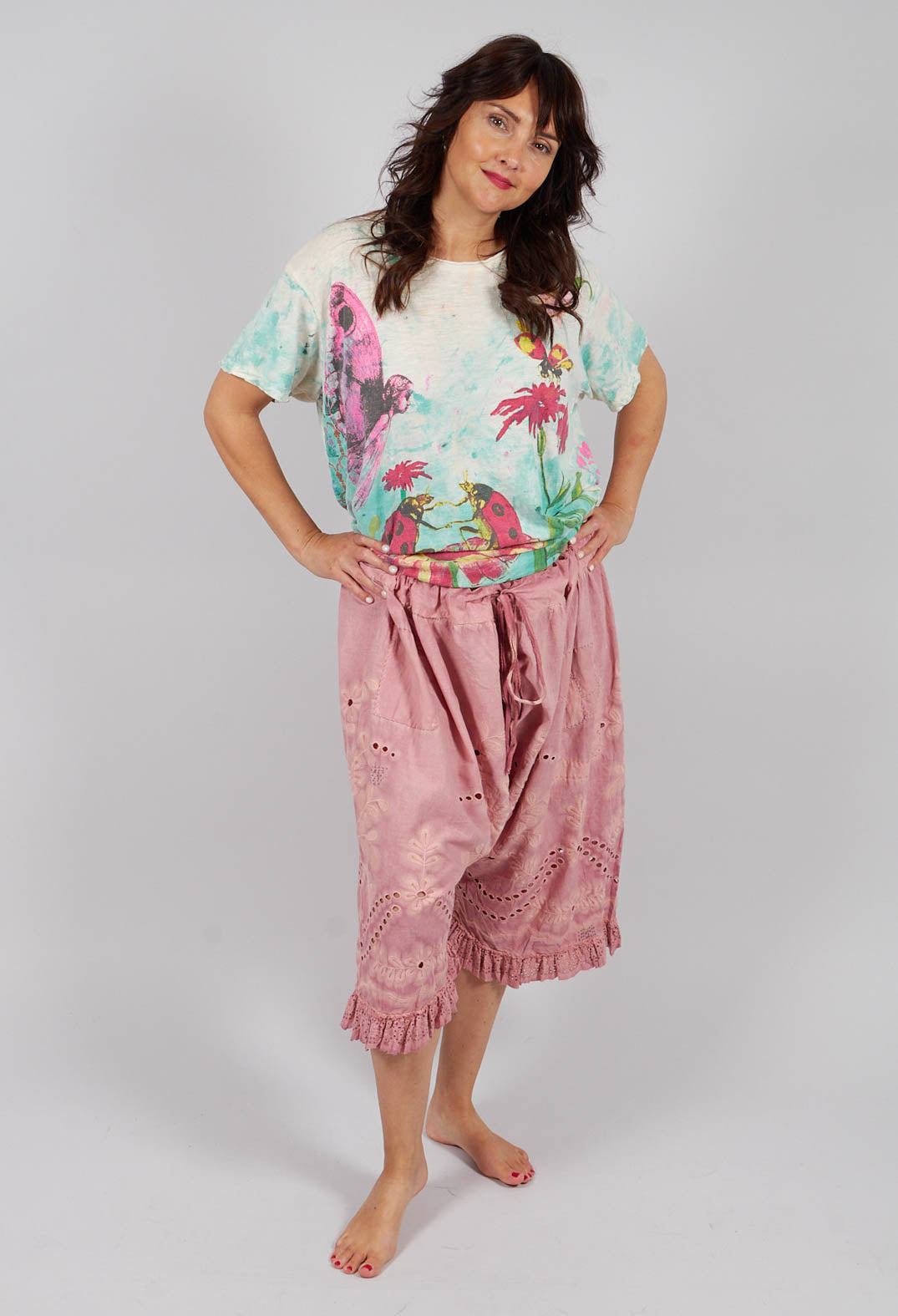 Chrysi Bloomers in Faded Beet