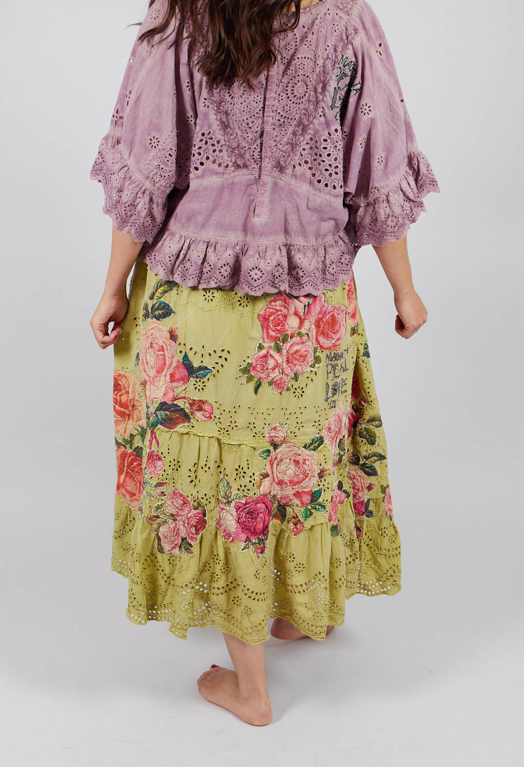 Eyelet Lala Skirt in Yuzu